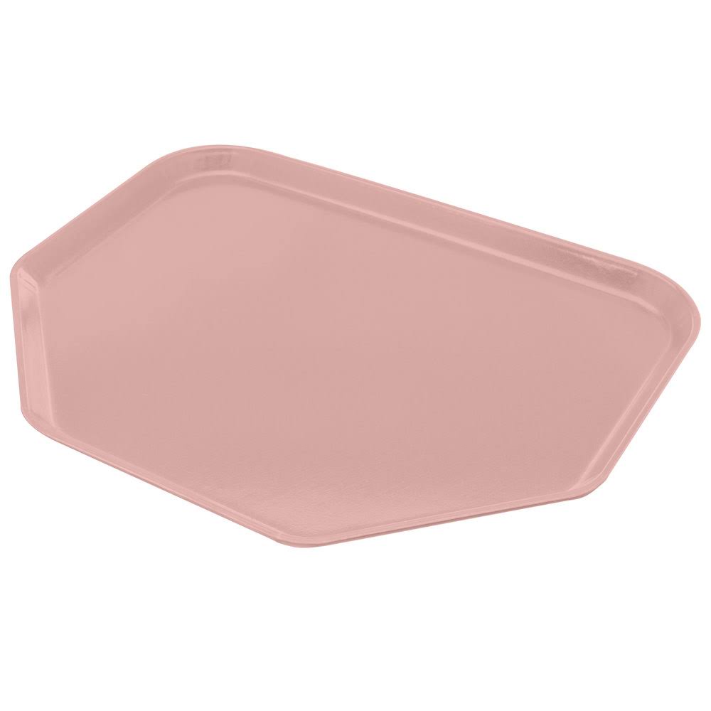 Mauve Glasteel Fiberglass Trapezoid Tray B8538