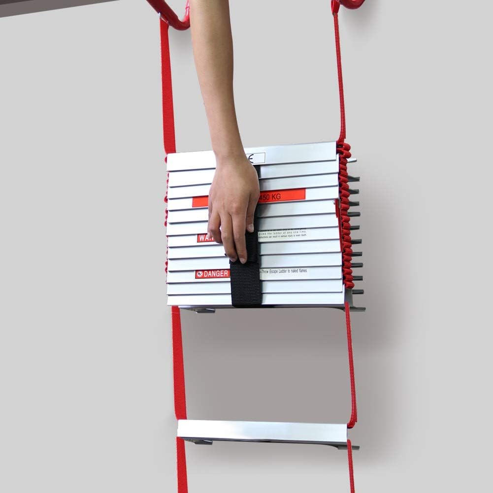 Retractable 25 Feet Fire Escape Ladder A7136