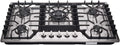 34" 6 Sealed Burner Stainless Steel Drop-In Gas Cooktop K52871