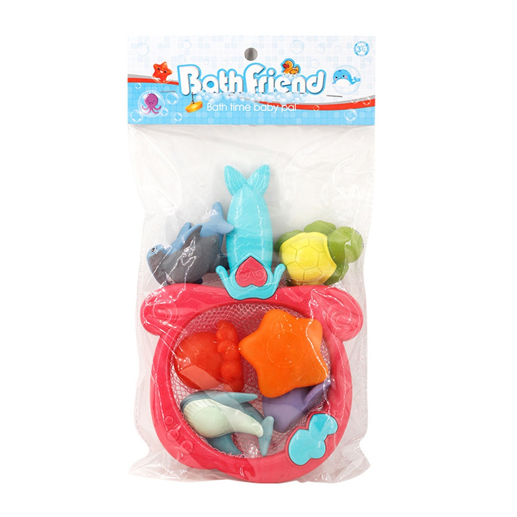 Color Changing Floating Baby Bath Toys with Net F911809