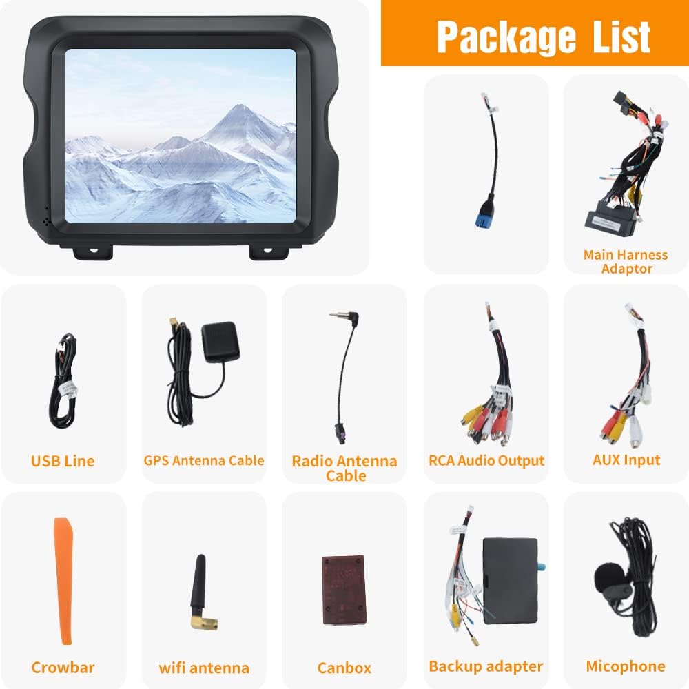 Car Radio Stereo with CarPlay Andriod Auto Support Factory Rear Camera D404046