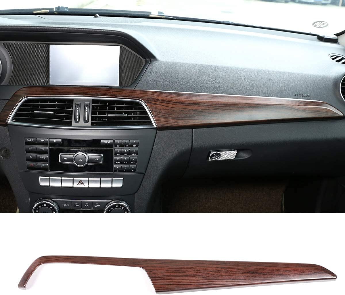 Carbon Fiber Car Center Console Dashboard Cover Panel for Mercedes Benz C Class W204 Y97519