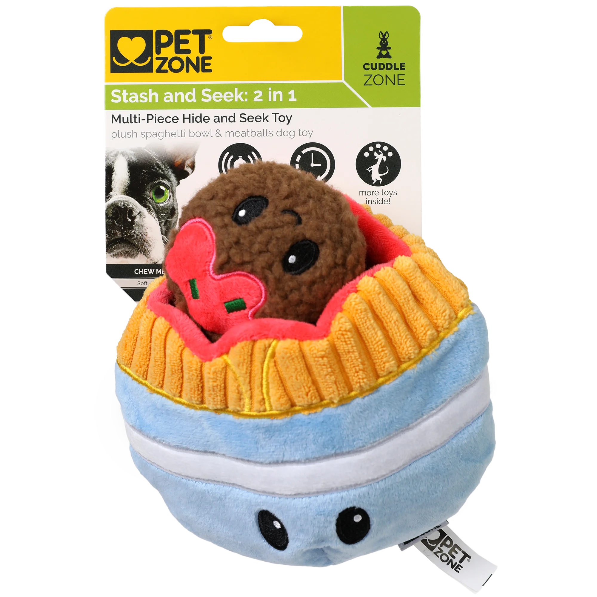 Multi-colored Plush Squeaky Dog Toys U718259