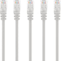 Cat 6 Ethernet Cable 3 ft (50-Pack) White P7786
