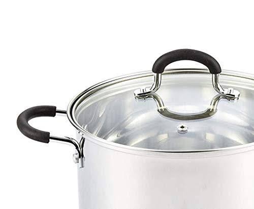 8 Quart Stainless Steel Stockpot with Lid N5189