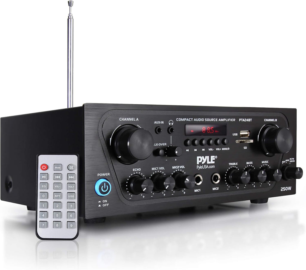 Wireless 6 Channel 600 Watt Bluetooth Stereo Receiver Amplifier G1500