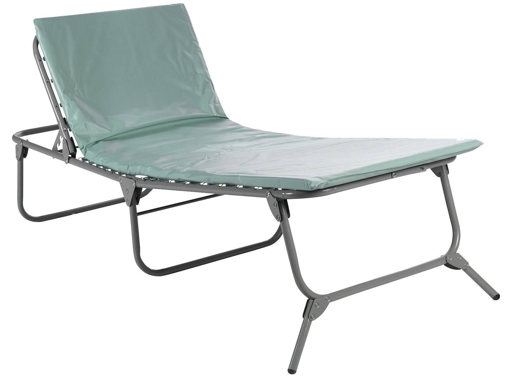 Heavy Duty Steel Cot with Vinyl Mat P46674