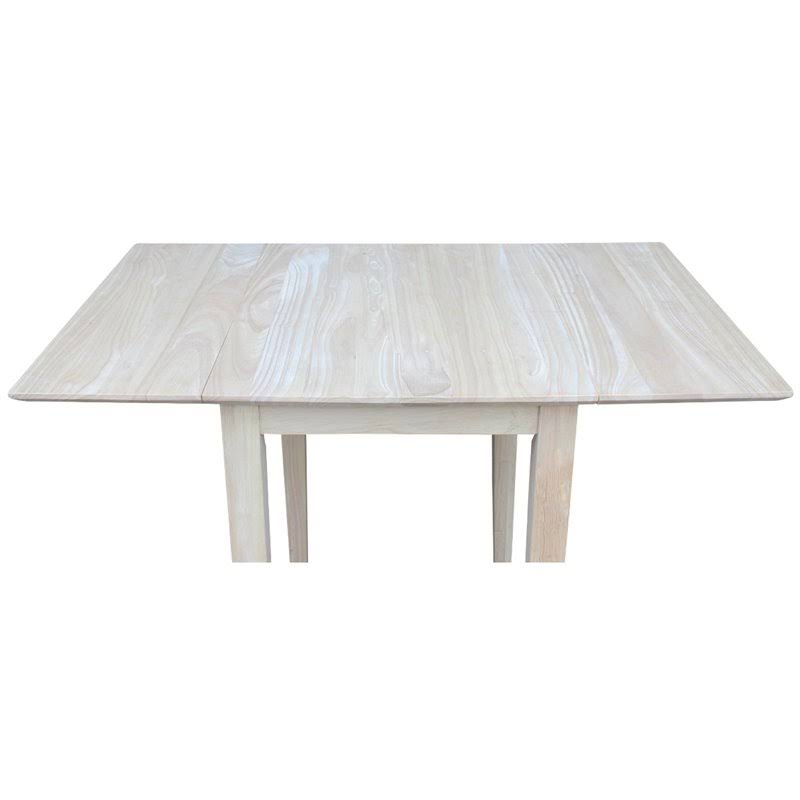 Unfinished Drop Leaf Folding Dining Table D907519