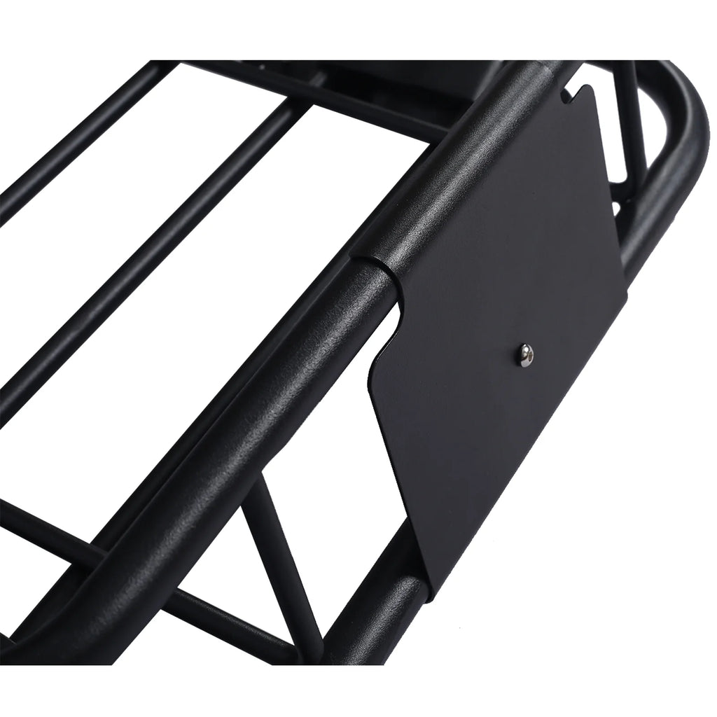 Black Steel Roof Rack Cargo Carrier Basket M2212