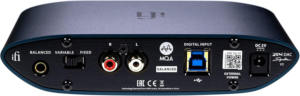 Zen DAC Signature V2 HiFi Desktop DAC with USB3.0 B Input / Outputs 4.4mm Balanced / RCA V6760