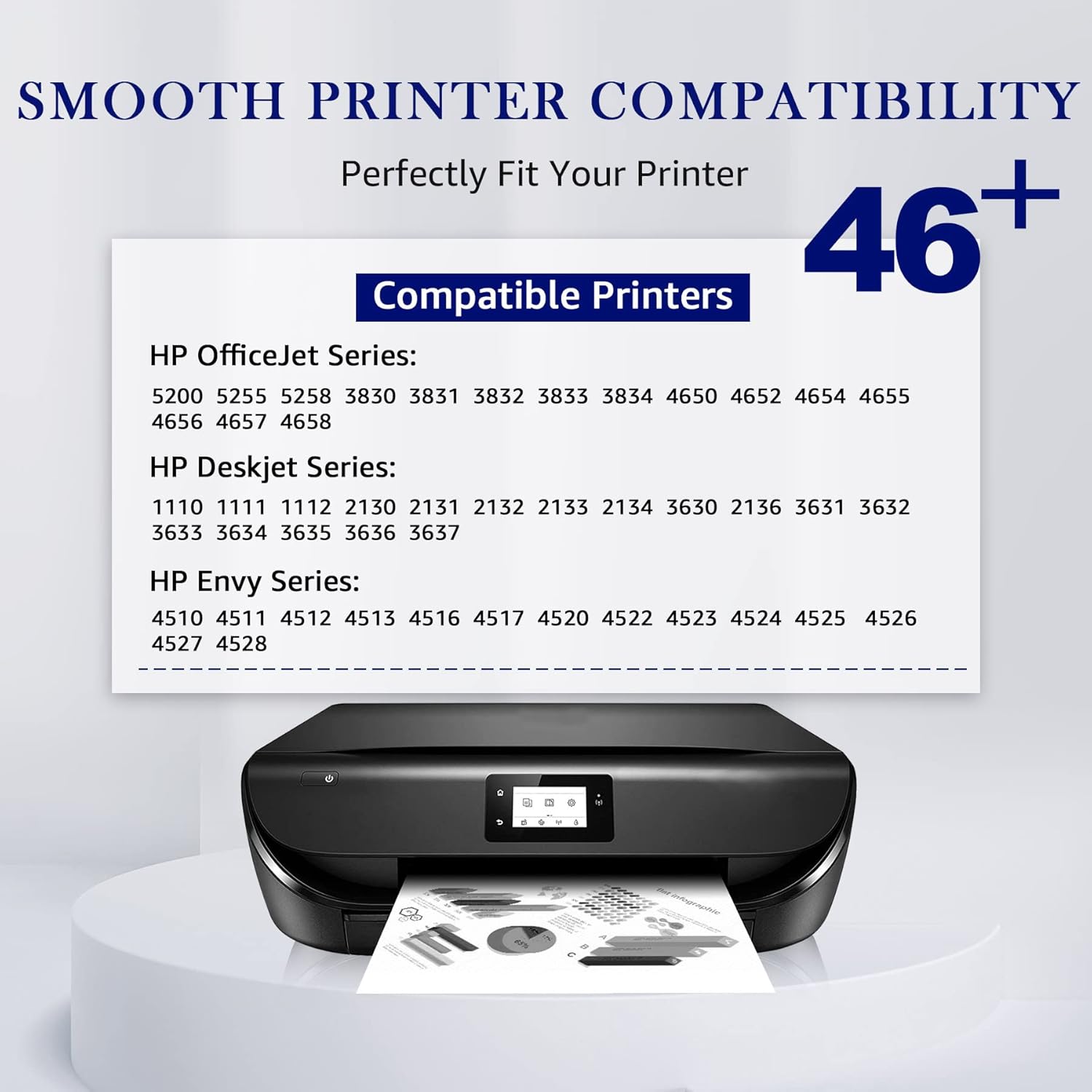 Remanufactured Ink Cartridge Combo Pack for HP 63 XL (1 Black, 1 Color) Pack of 2 D604