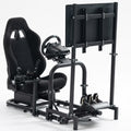 Racing Simulator Cockpit with Seat and Monitor Mount T812415