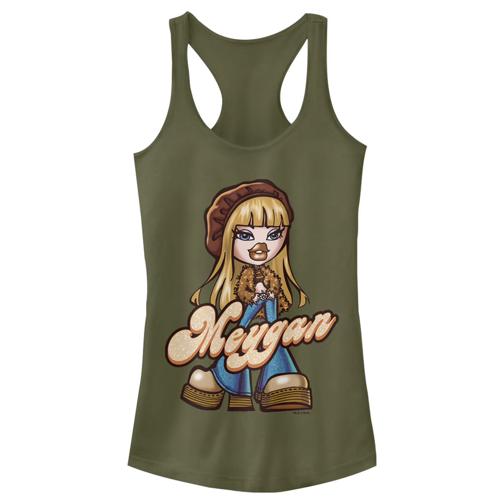 Military Green Racerback Tank Top X1688