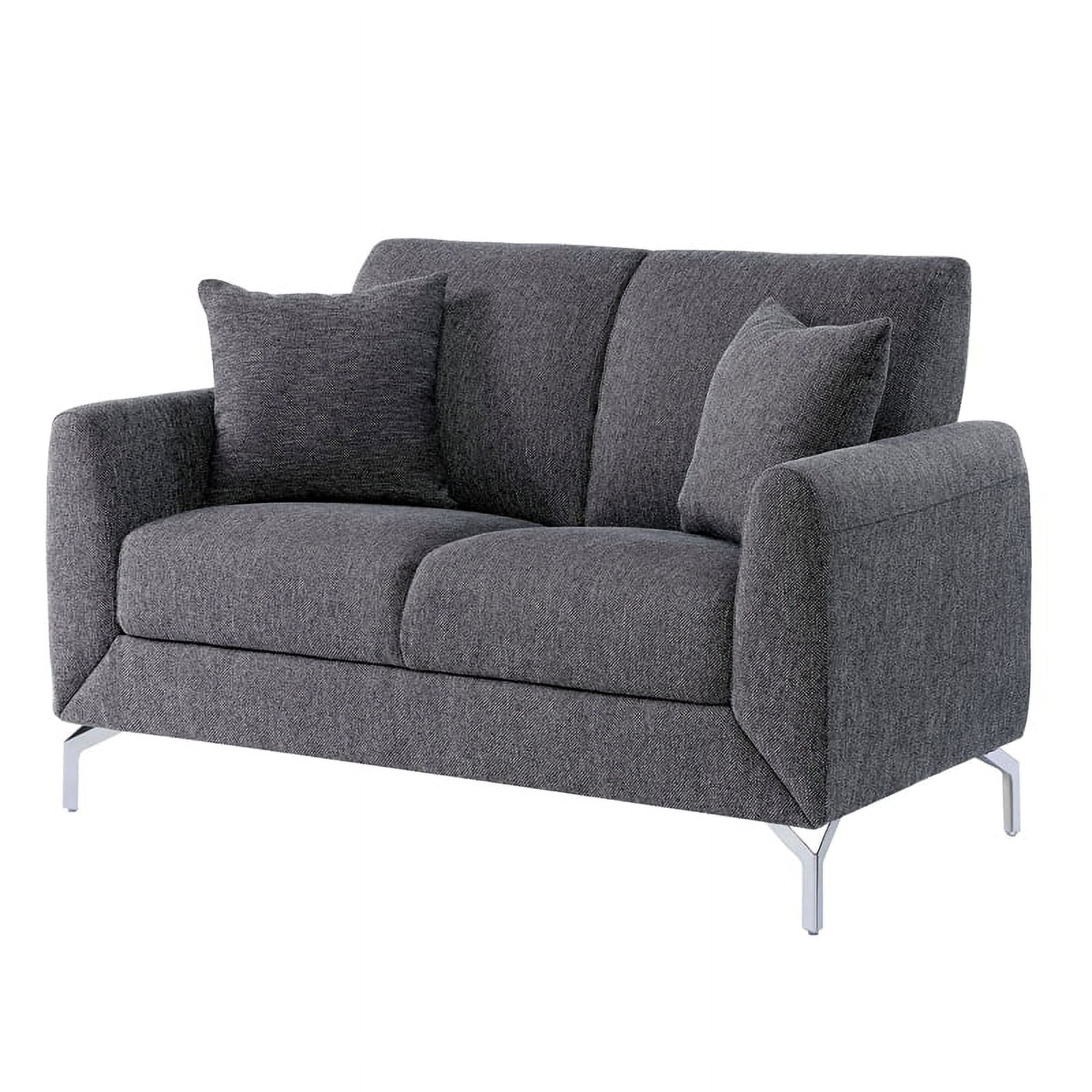 Gray Fabric 3-Piece Sofa Set P29761