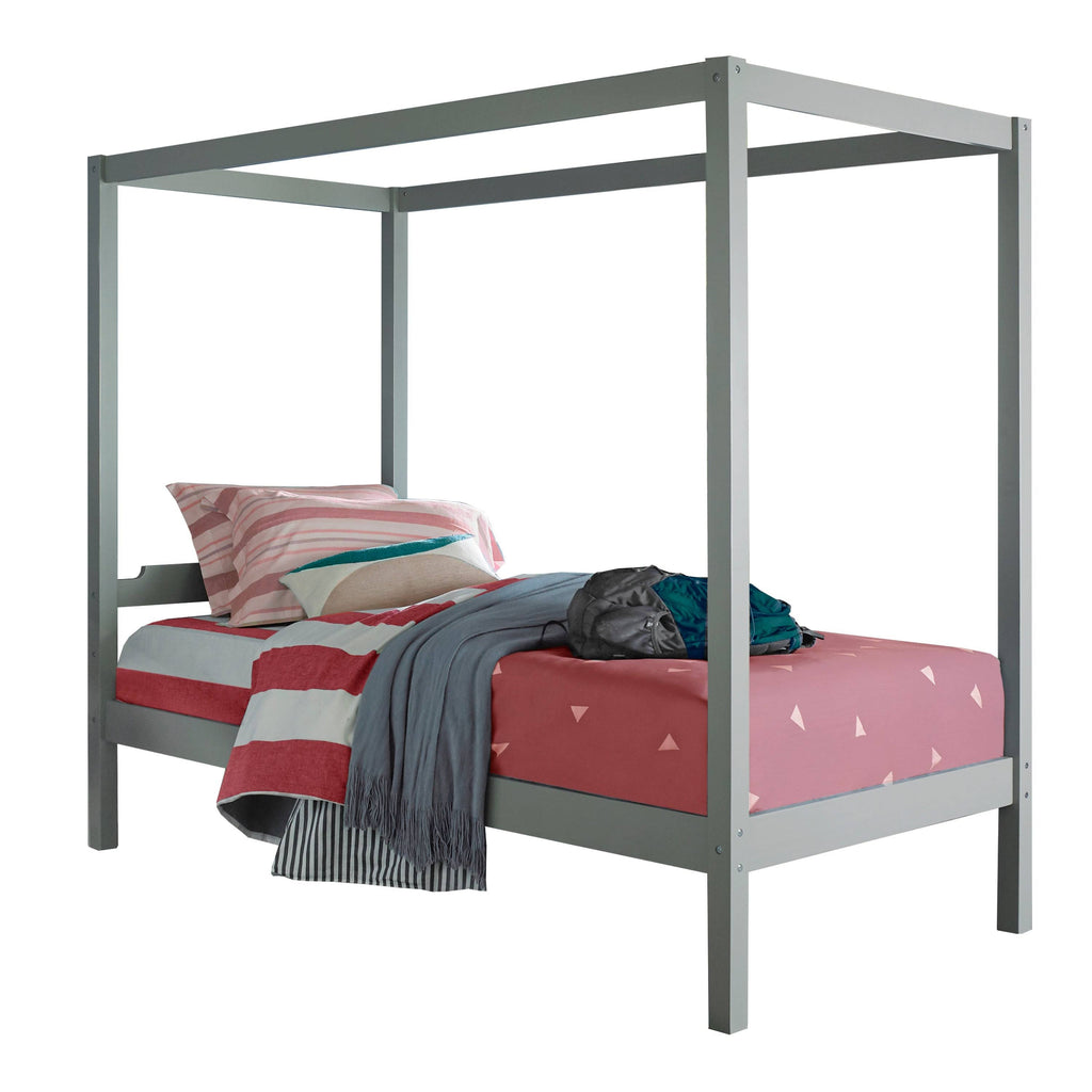Twin Canopy Bed - White Z611