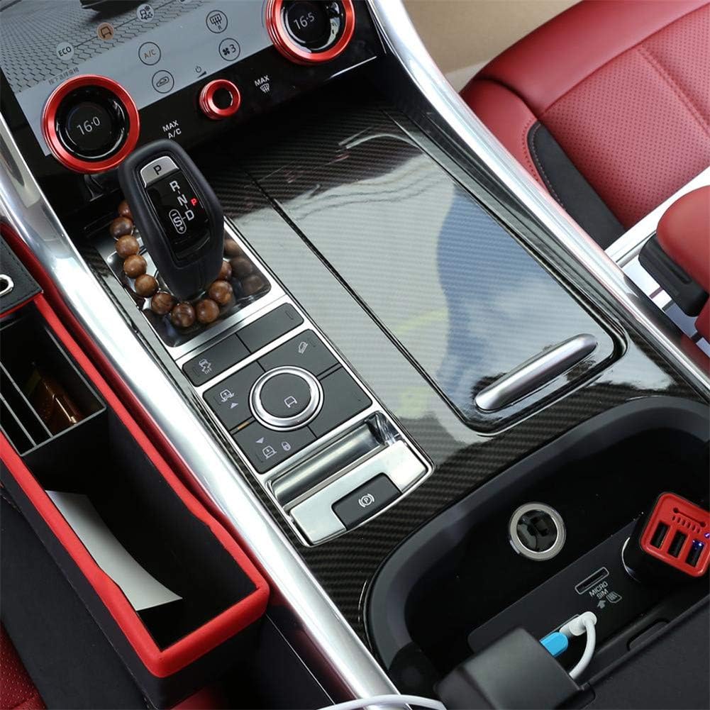 Carbon Fiber Style ABS Plastic Center Console Panel Cover Frame Trim Pack of 2 Z58274