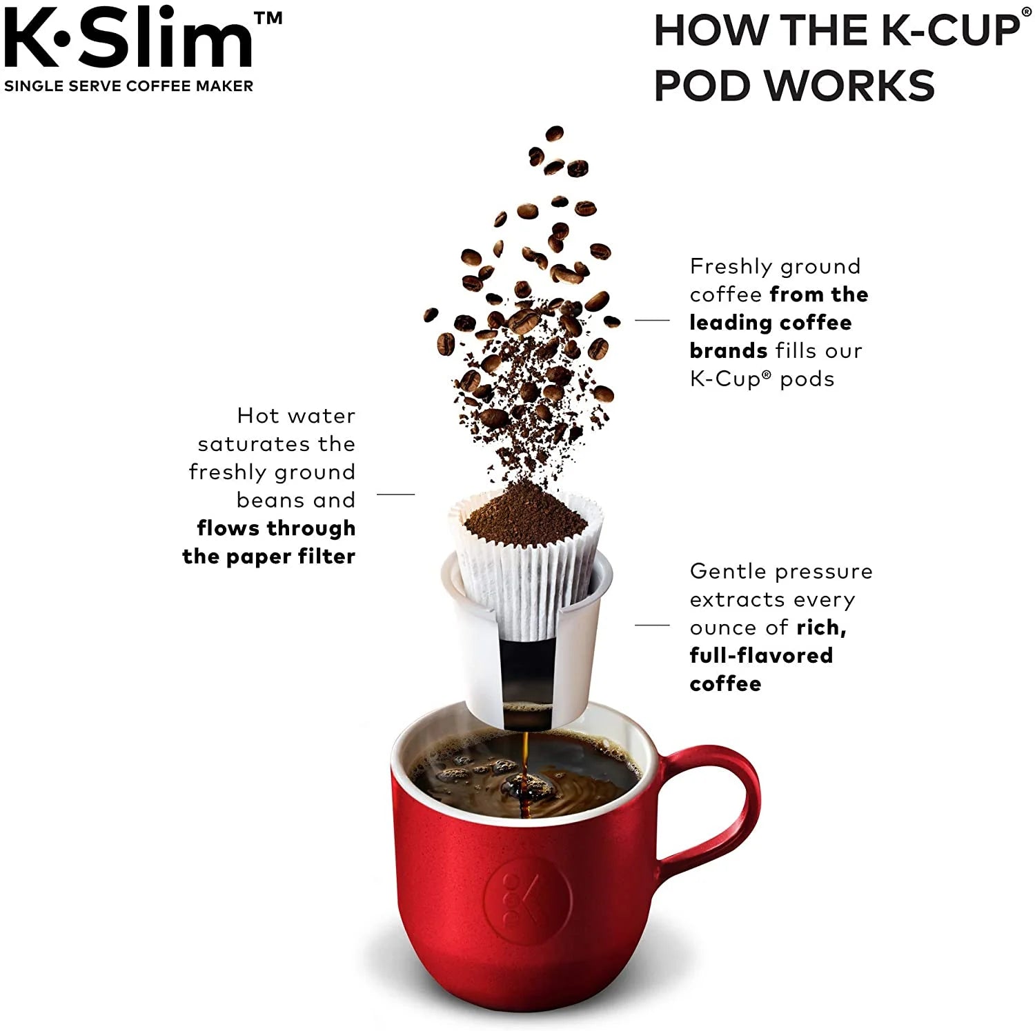 Black Single Serve K-Cup Coffee Brewer Q611