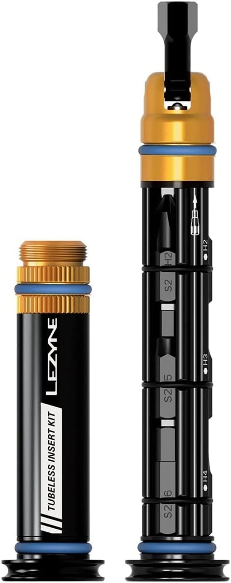 Dual Insert Bicycle Kit with Tubeless Tire Repair Kit, 5 Tire Strips, Tool Insert Kit K884