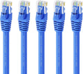 Cat 6 Ethernet Cable 100 ft (5-Pack) Blue O74965