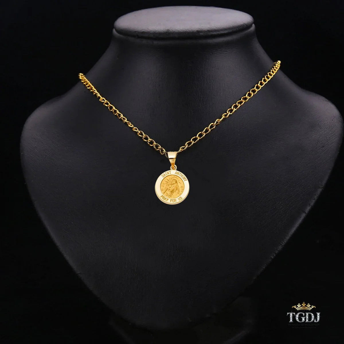 14k Yellow Gold St. Anthony Pendant S4160