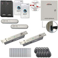 Two Door Access Control Electric Drop Bolt Fail Secure Controller Box With Power Supply Included Black Outdoor Waterproof Card Reader K590259