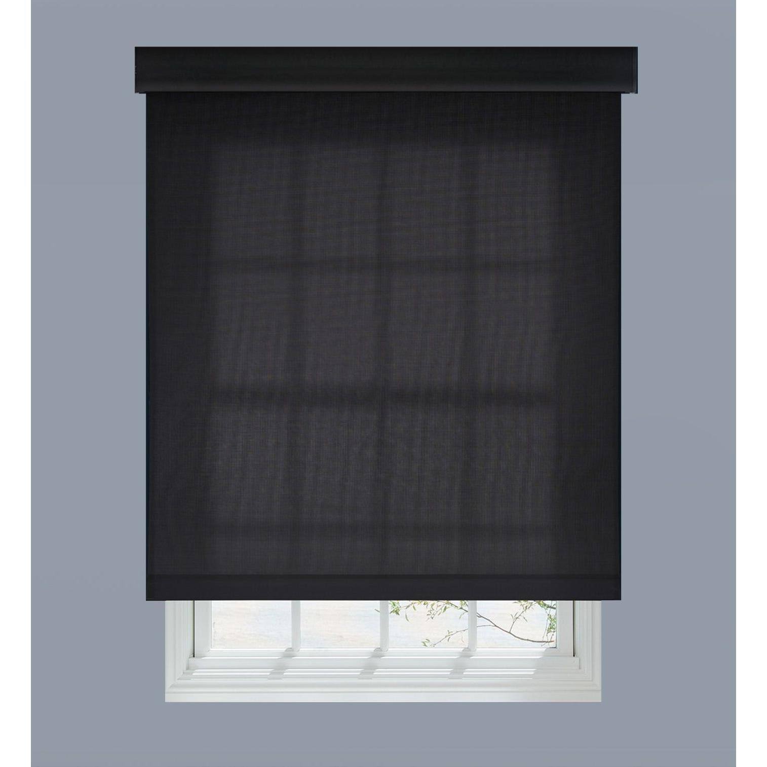 Black Cordless Cassette Roller Shade J97478