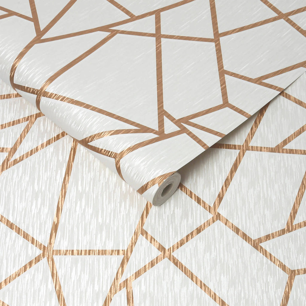 White/Gold Wallpaper S2308