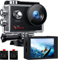 4K Waterproof Action Camera with 2 Batteries R834046