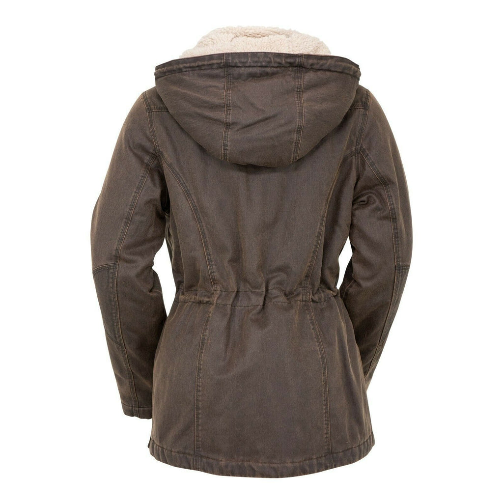 Brown Removable Hood Jacket P4822