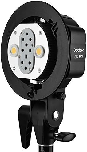 Dual Tubes Light Head Bowens Mount Flash Twin Head Bracket Pack of 2 H4341