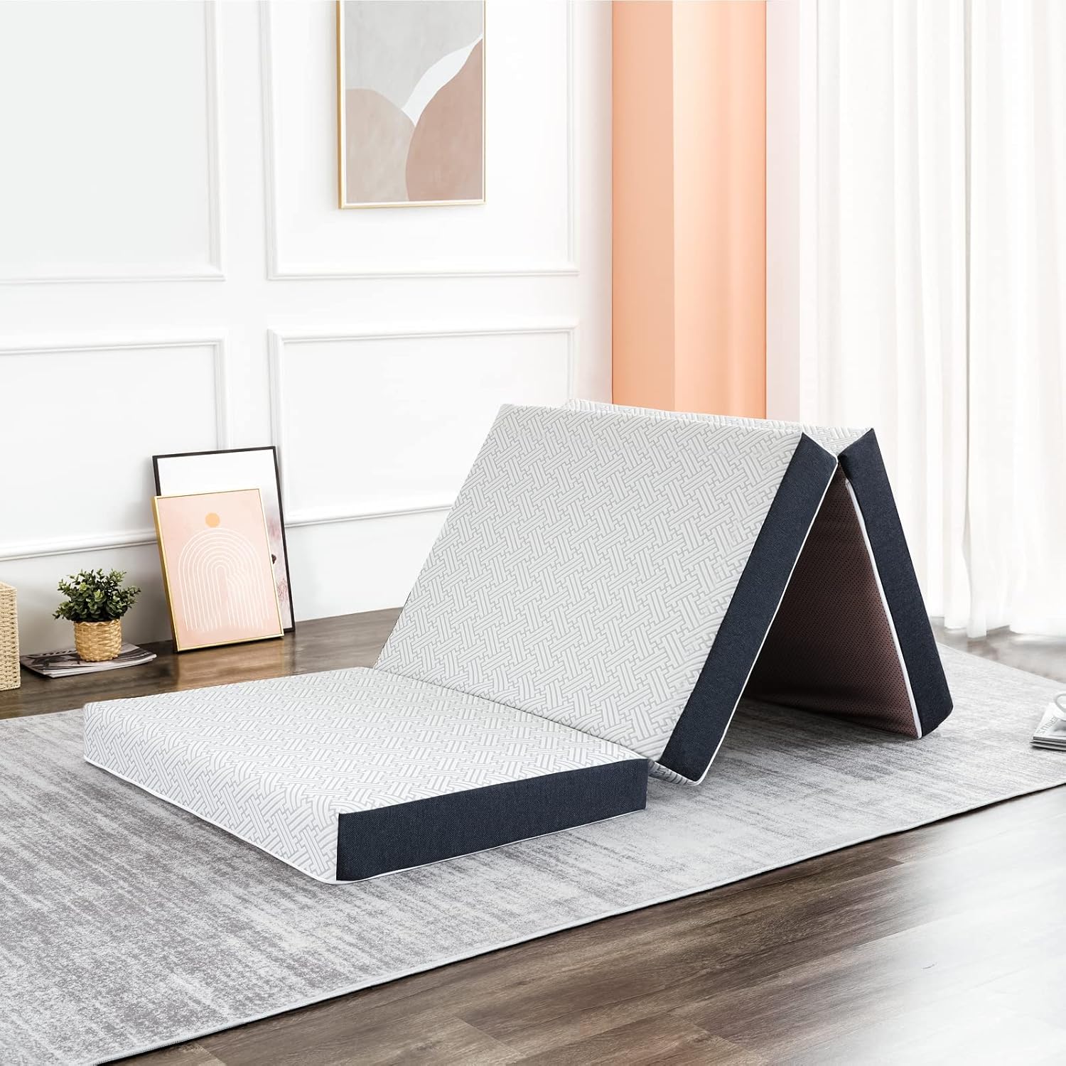 5-Inch Tri-fold Memory Foam Folding Mattress Z6087