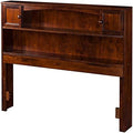 Full Bookcase Headboard in Walnut O571278