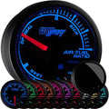 Black Dial Narrowband Air/Fuel Ratio Gauge 2-1/16" 52mm Pack of 2 H70750