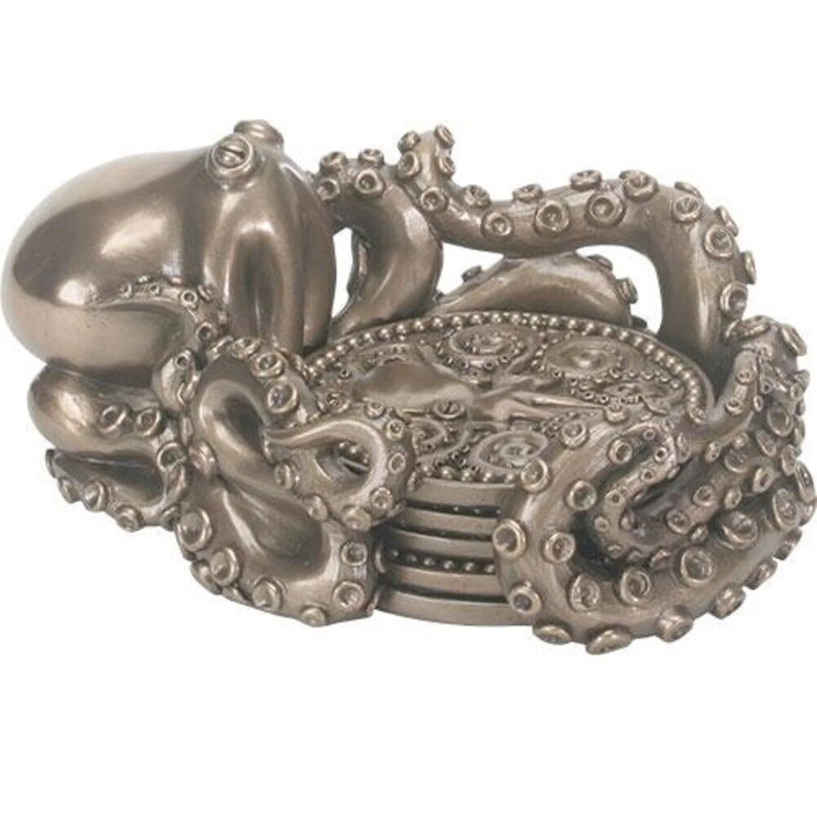 Octopus Coaster Holder with 4 Coasters E68451