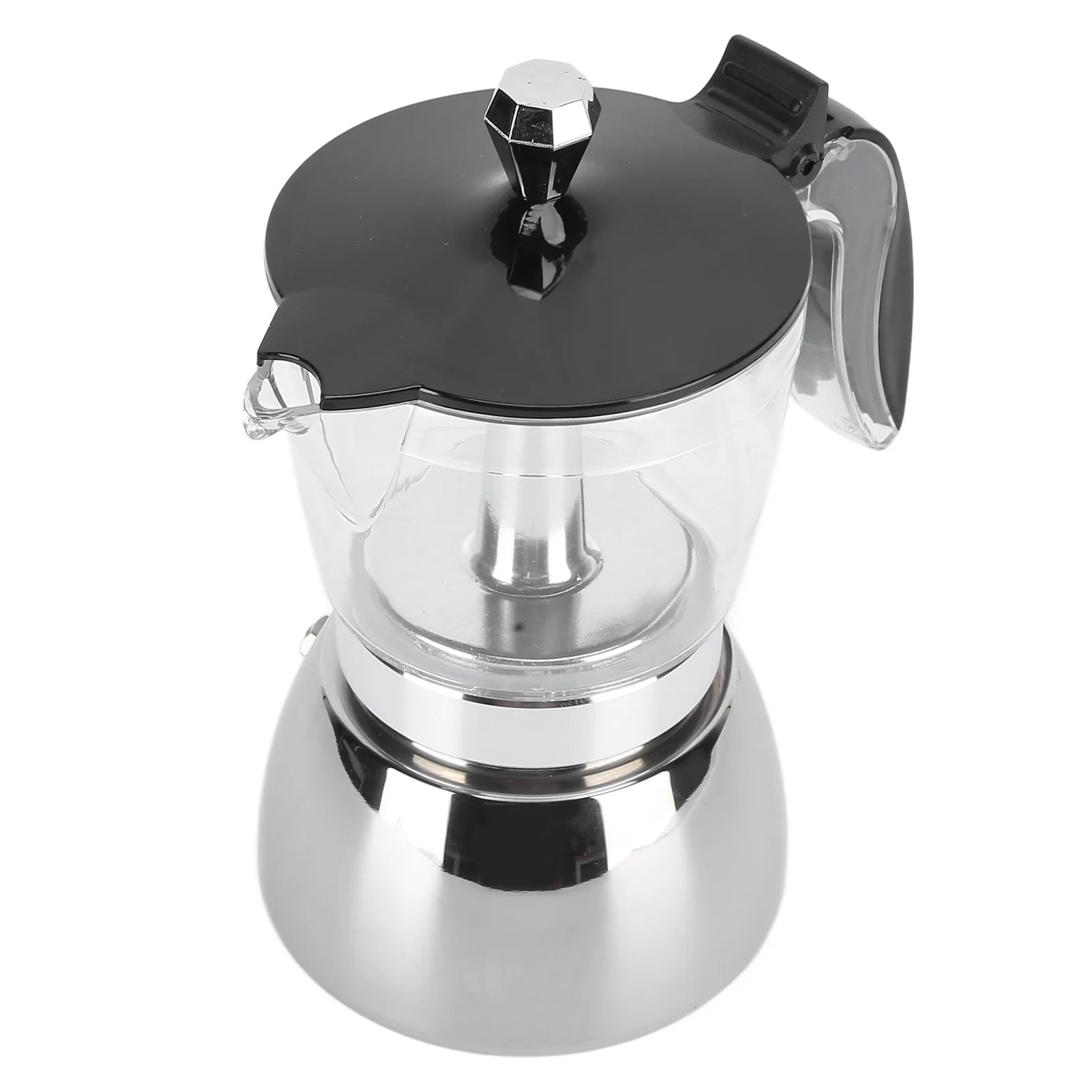 Cafetera Espresso Moka de Acero Inoxidable, 6 Tazas Z2729