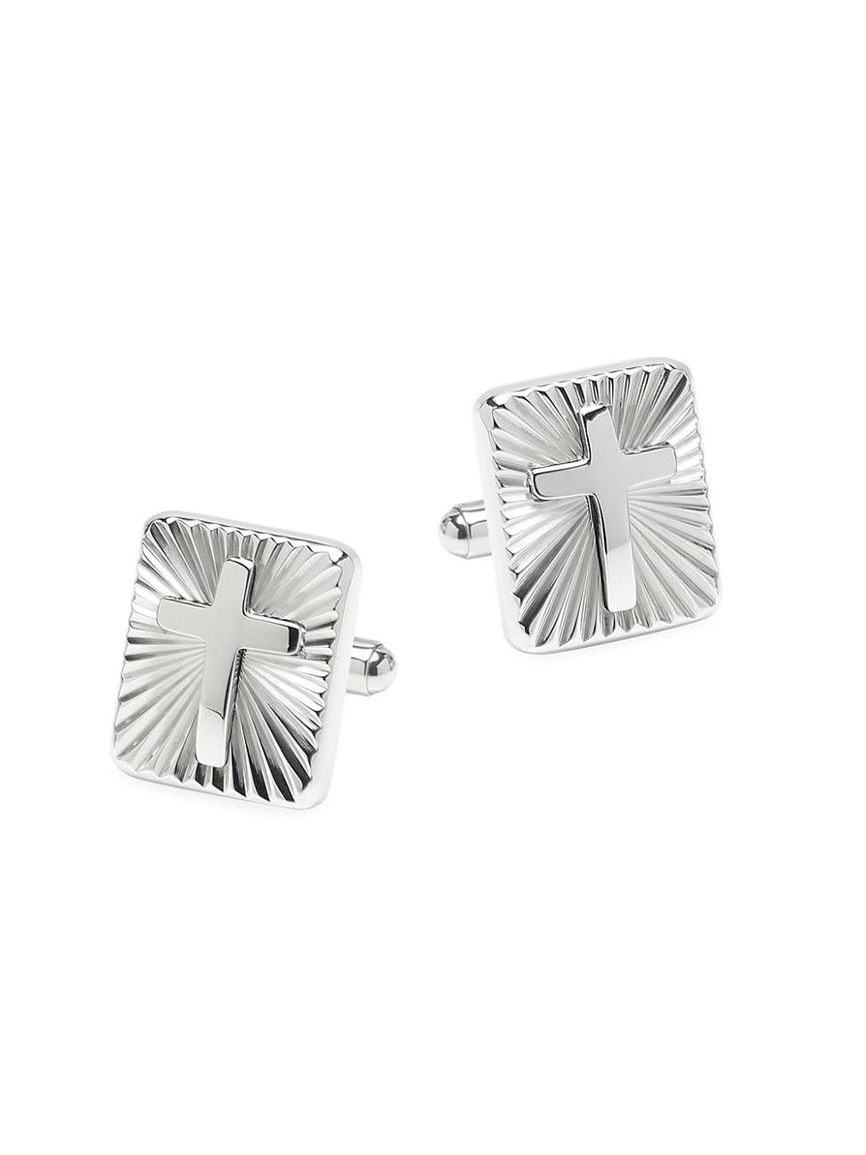 Silver Cross Cufflinks T3714