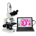 40X-2500X Trinocular Compound Microscope with USB Camera and Mechanical Stage Z743504