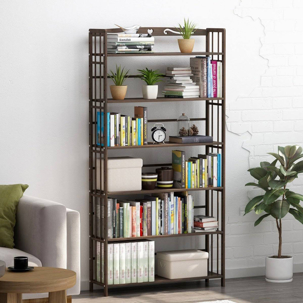 Solid Wood Etagere Bookcase Bookshelf R919495