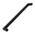 Matte Black Solid Square Cabinet Bar Pull Handles 7-9/16x22 Center Pack of 25 G29582