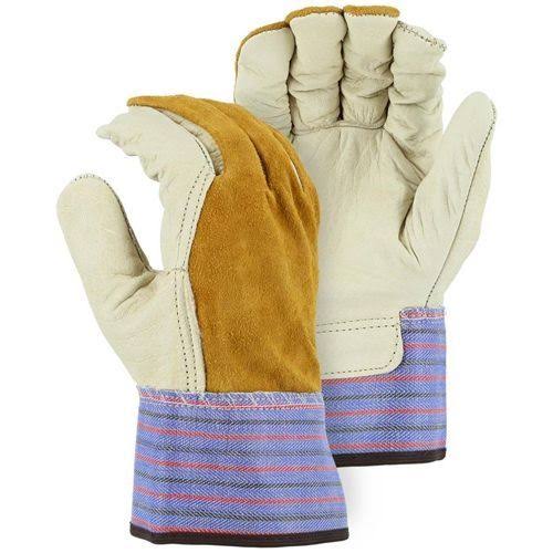 Grain Cowhide Leather Palm Work Glove U111