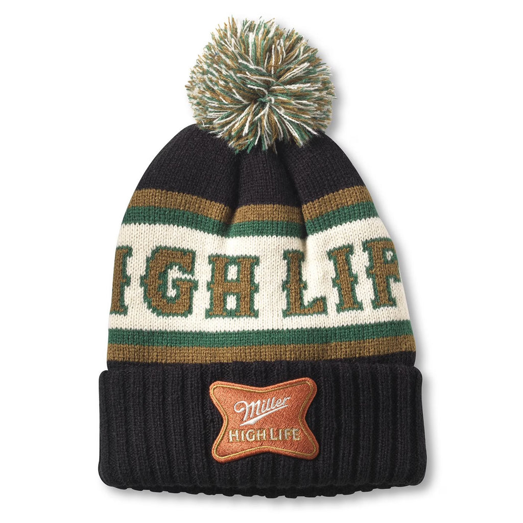 Cuffed Knit Beanie with Pom K604