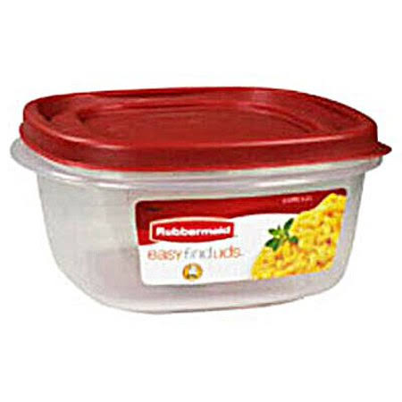 Red Square 5 Cup Food Storage Container (Case of 3) A209632