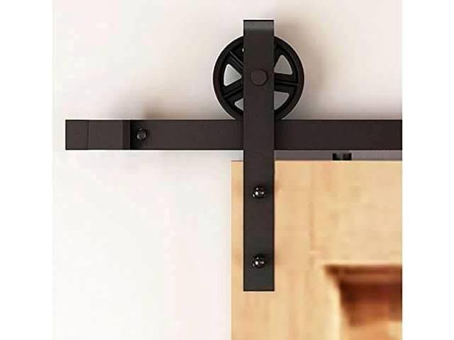 Single Wood Sliding Barn Door Hardware Kit B230