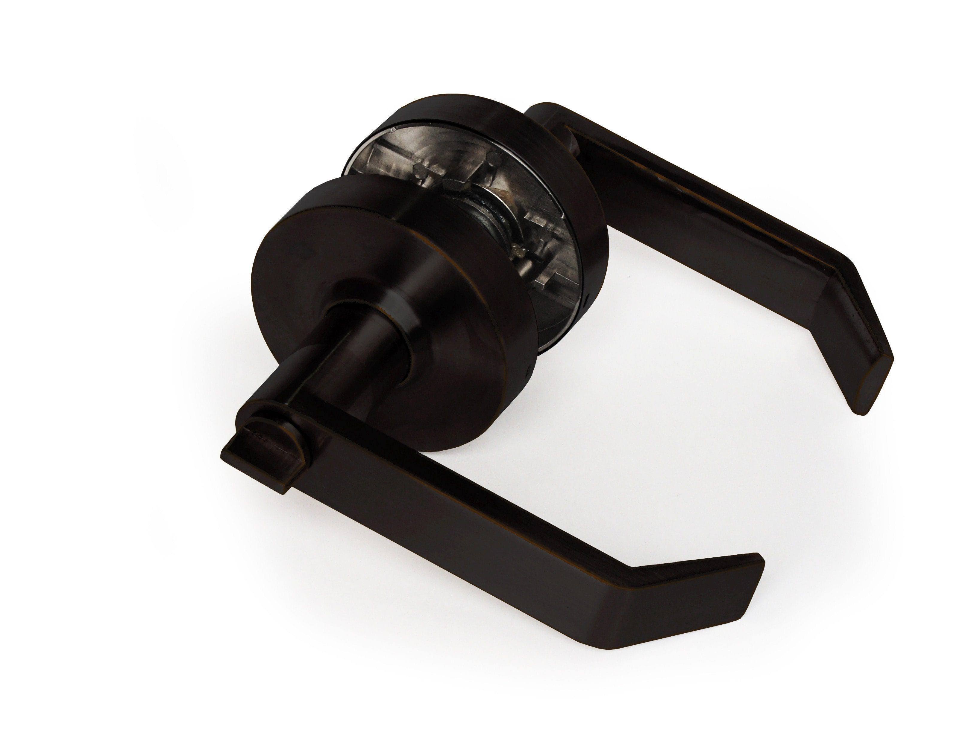 Oil Rubbed Bronze Privacy Lock and Lever O2160