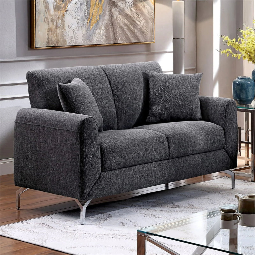 Gray Fabric 3-Piece Sofa Set P29761