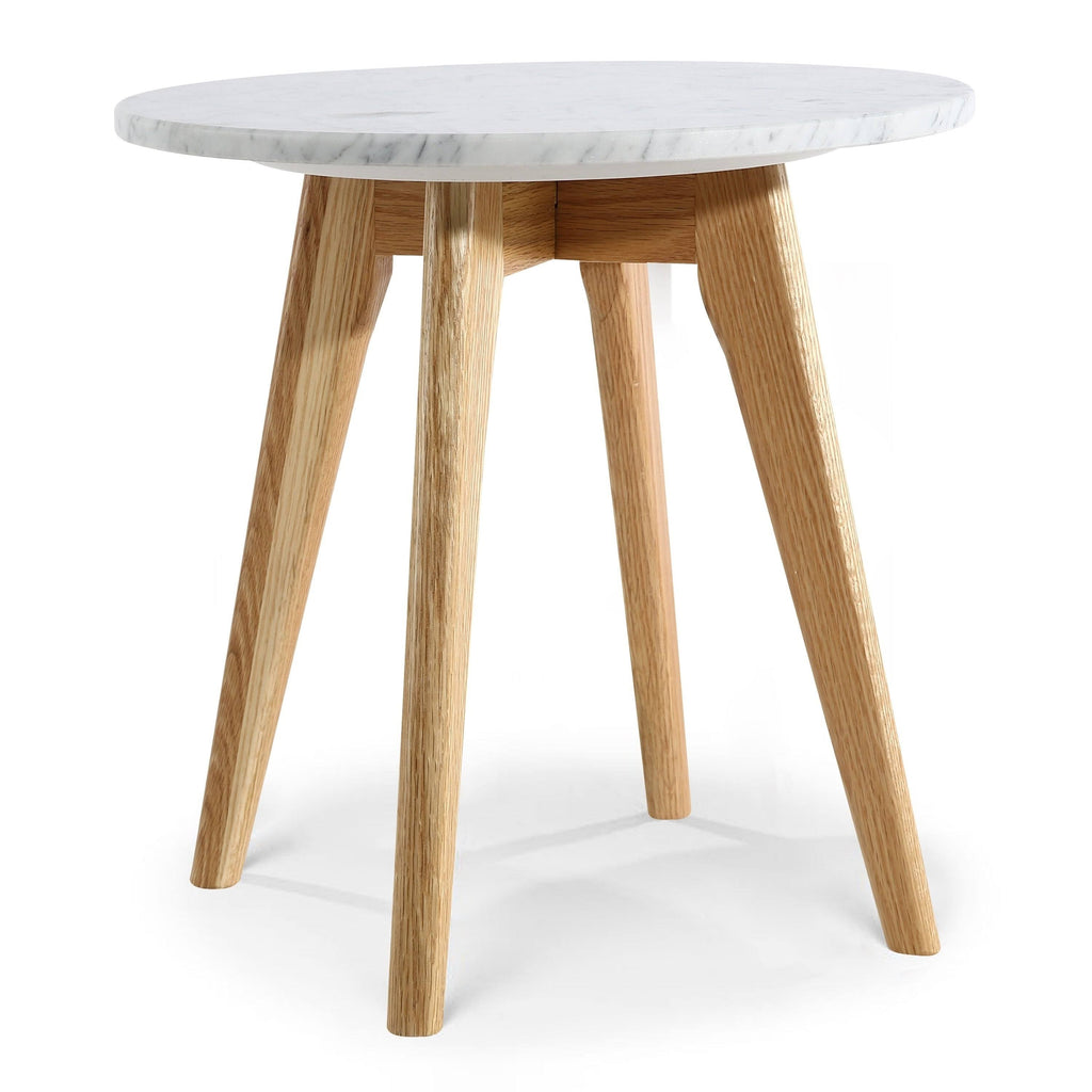 Marble Round Side Table P689