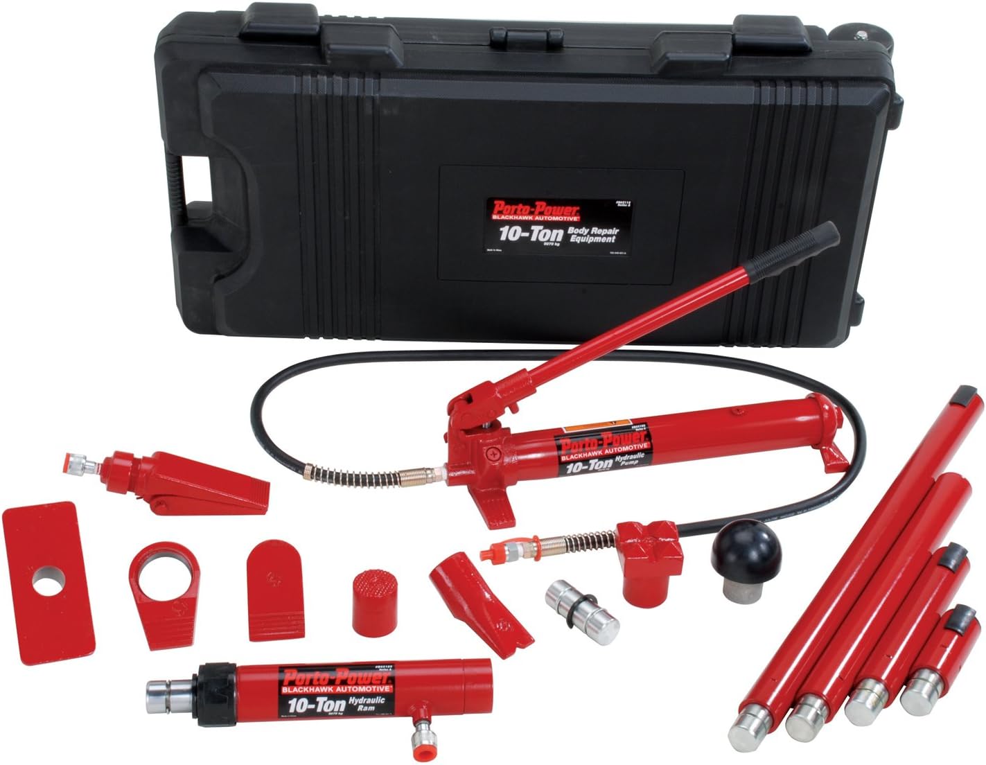 Hydraulic Body Repair 19 Piece Kit, 10 Ton Capacity C788