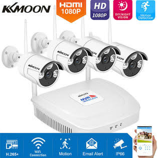 4CH 2MP Wireless WiFi Security Camera System H7762