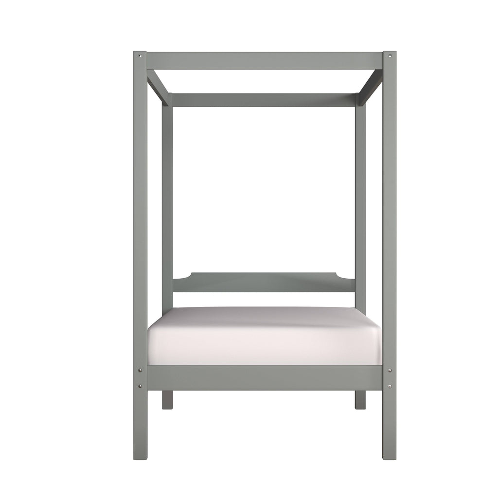Twin Canopy Bed - White Z611