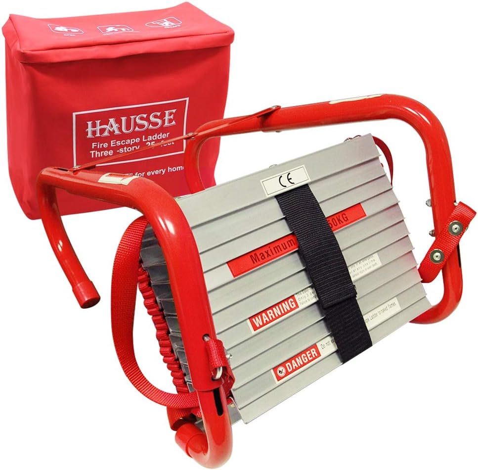 Retractable 25 Feet Fire Escape Ladder A7136